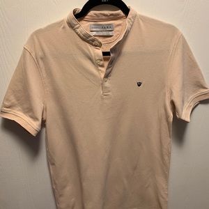 Zara Mandarin Polo shirt sz M